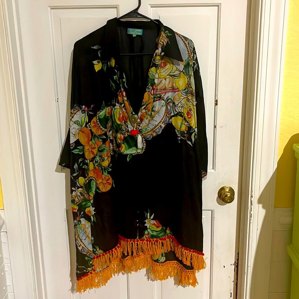 Tropical Shirt Dress